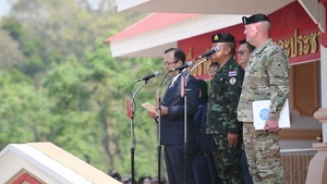 Cobra Gold 20: USEMB Thailand Chargé d'Affaires Michael Heath give opening ceremony remarks