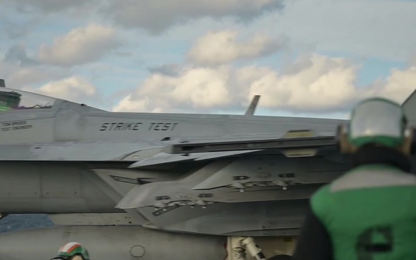 Acting Secretary of the Navy on board USS Gerald R. Ford