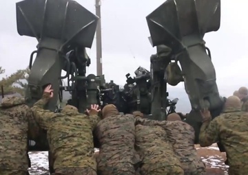 Artillery Relocation Training Program (ARTP) Day 1 Set-Up Training Drills B-Roll