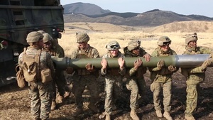 Artillery Relocation Training Program (ARTP) Day 5 Artillery Live Fire  B-Roll