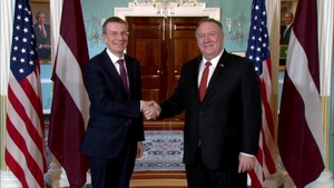 Secretary Pompeo Meets with Minister of Foreign Affairs of the Republic of Latvia