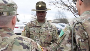 Army Staff Sergeant Damienne Ladd, 344th Military Intelligence Battalion Drill Sergeant