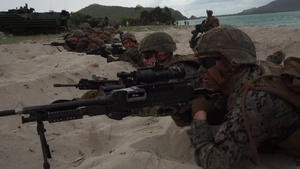 Cobra Gold 20: Royal Thai, US Armed Forces conduct an amphibious beach landing at Hat Yao Beach.
