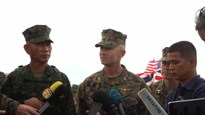 Cobra Gold 20: Royal Thai, US distinguished visitors answer questions following combined amphibious landing