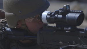 B-Roll: ITB Marines qualify with M240B