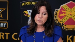 Second Lady Karen Pence Interview at Fort Campbell