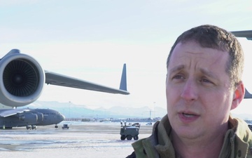 Arctic Eagle: C-17 Arctic Rescue Resupply Mission Interview Stringer