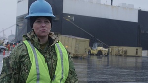 U.S. Navy Reserve Sailor at Defender-Europe 20