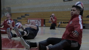 2020 Marine Corps Trials Sitting Volleyball Practice Day 1 B-Roll