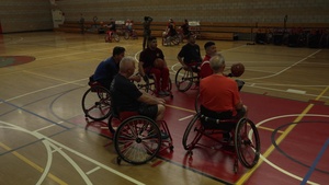 2020 Marine Corps Trials Wheelchair Basketball Practice Day 1 BRoll