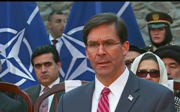 Defense Secretary Conducts News Conference