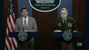 Esper, Milley Hold News Conference