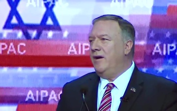 Secretary of State remarks at the 2020 American Israel Public Affairs Committee Policy Conference, in Washington, D.C.