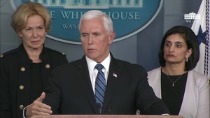 Vice President Pence and Ambassador Deborah Birx Conduct a Briefing on the Coronavirus