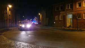 US Army Convoy Departs Hagenow During Exercise DEFENDER-Europe 20