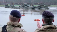 NATO troops rehearse river crossing drills ahead of Defender Europe