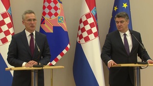 NATO Secretary General joint press conference with President of Croatia