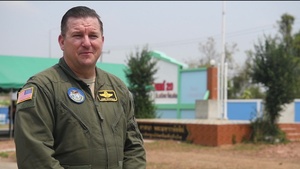 Cobra Gold 20: INDOPACOM Southeast Asia policy division chief shares thoughts at Wat Dong Khoi School *Interview*