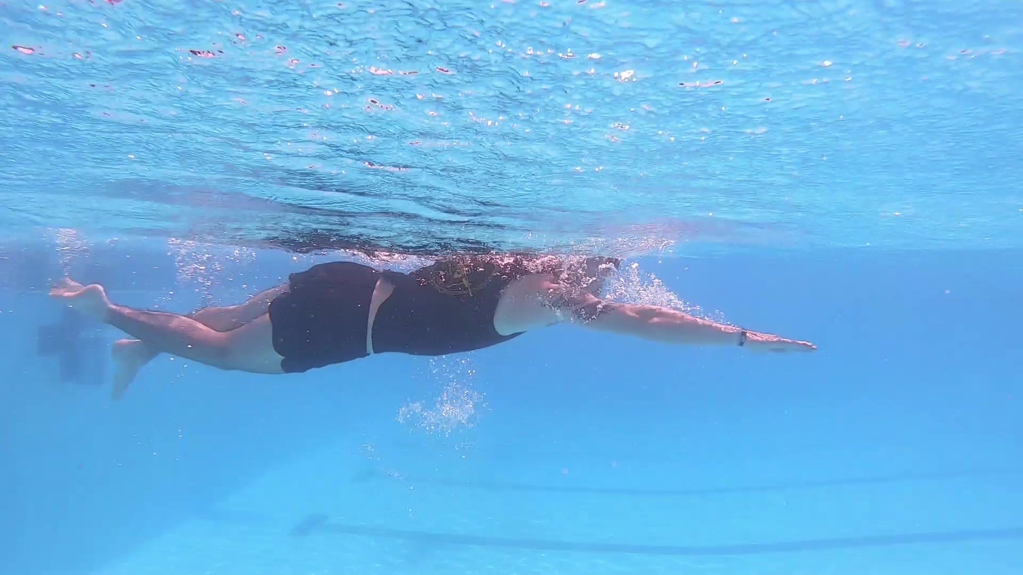 Sometimes called front crawl or freestyle. Provides speed but is not the preferred stroke for survival as it is difficult for beginners and exhausting.