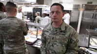 CSM Cobb discusses food, health at Muleskinners DFAC opening