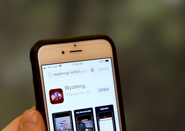 Wyoming Military Department App Ad