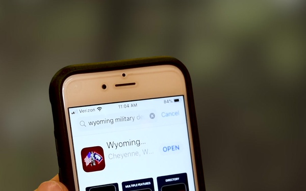 Wyoming Military Department App Ad