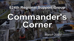 Commander's Corner March 2020