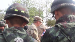 RTA Maj. Gen. Arjrittirong Mortar Visit
