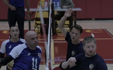 2020 Marine Corps Trials Sitting Volleyball Finals BRoll