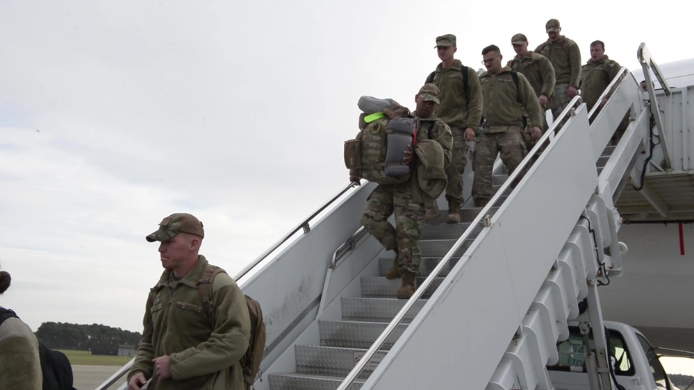 DVIDS - Video - 494th Fighter Squadron returns home from deployment