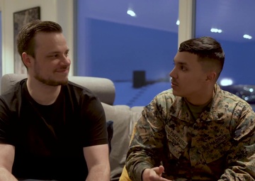 Lt. Mäkitalo and U.S. Marine Cpl. Quilesacevedo Interview