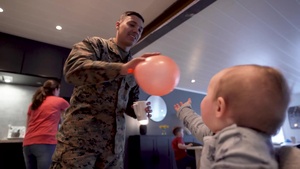 Norwegian Home Guard soldier hosts U.S. Marine for dinner