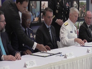U.S. and Brazil Sign Bilateral Defense Cooperation Agreement