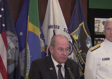 Press Briefing: Adm. Craig Faller, Brazilian Minister of Defense Fernando Azevedo