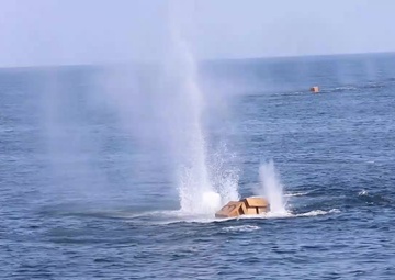 USS Bataan Live fire Exercise