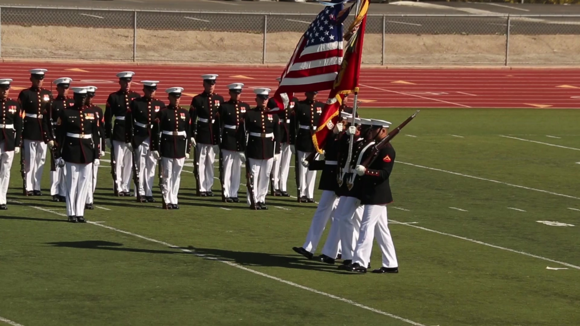 Marines' elite Silent Drill Platoon gets its first female commander