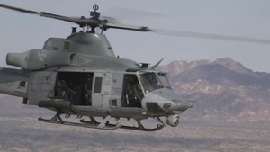 B-Roll: HMLA-169 assaults aerial gunnery range