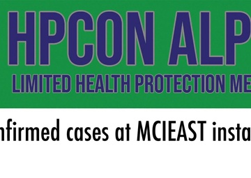 Marine Corps Installations East implements Health Protection Condition Alpha