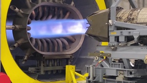 Airmen from the 192nd WG and 1st FW test and certify an F-22 engine in a "hush house" at Joint Base Langley-Eustis, Virginia on March 10, 2020.