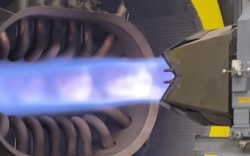 Airmen from the 192nd WG and 1st FW test and certify an F-22 engine in a &quot;hush house&quot; at Joint Base Langley-Eustis, Virginia on March 10, 2020.