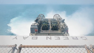 USS Green Bay LCAC operations, March 10, 2020
