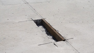 386th ECES Dirt Boyz perform preventative runway repair B-Roll