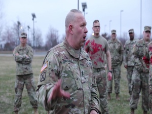 JBMDL 2020 Best Warrior Competition Simulated Knife Fight (B-Roll)