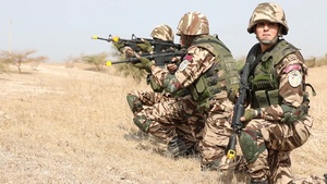 Close quarters battle and engaging simulated enemies at Flintlock 20