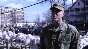 New York National Guard Serve residents in the COVID-19 Containment Area