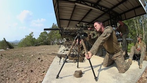 Cobra Gold 2020: 31st MEU MRF, Royal Thai Marines send rounds down range during bilateral sniper training package (B-Roll)