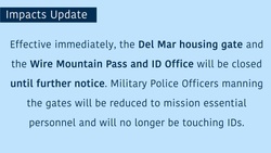 Camp Pendleton Impacts Update: March 16, 2020
