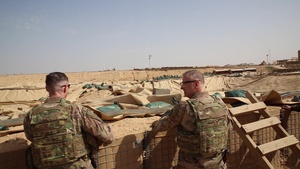 Brig. Gen. Barker visits Al Qa'im Base
