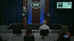 Stratcom Holds a Press Briefing at the Pentagon