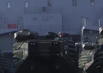 LSV Offload of Military Vehicles during Native Fury 20